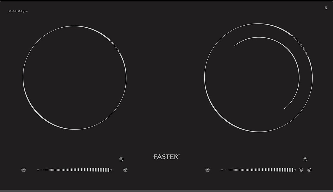 Bếp từ đôi Faster FS 728I lắp âm0