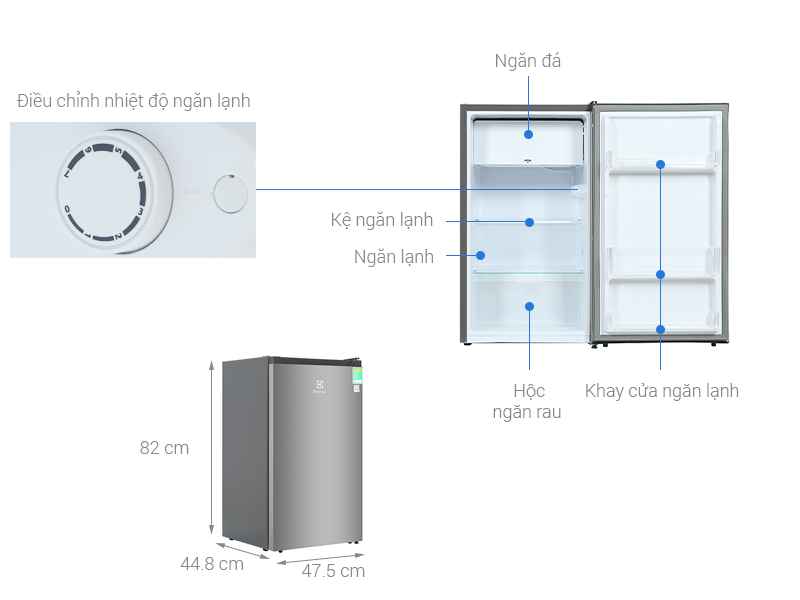 Tủ lạnh Electrolux 94 Lít EUM0930AD-VN2
