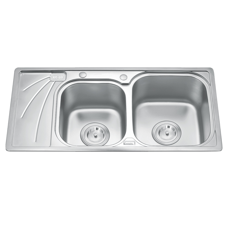 Chậu rửa bát inox 2 hố Gorlde GD-9037