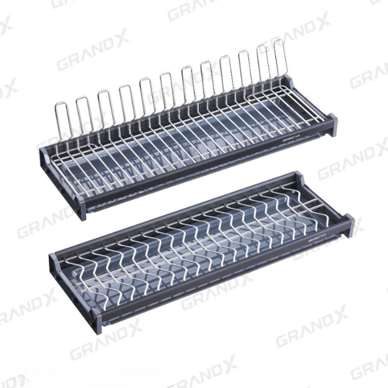 Giá bát đĩa cố định nan Oval SUS304 Grandx XF.90M