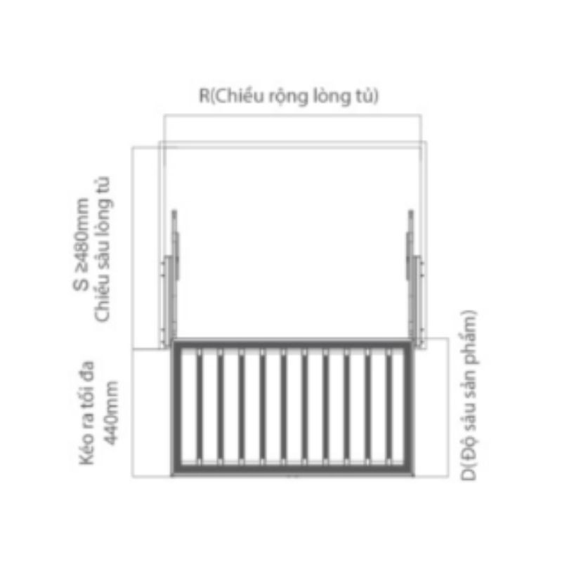 Giá treo quần tây cao cấp GrandX XM.80B1