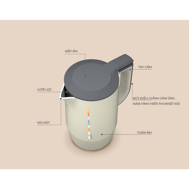 Ấm đun nước Hawonkoo KEH-153-BE1