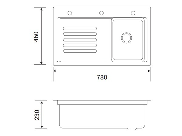 Chậu rửa bát Henry HR-C7846IH Grey1