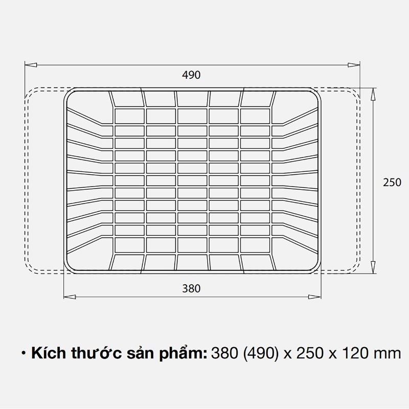 Giỏ để đồ inox Kluger KB-601S2