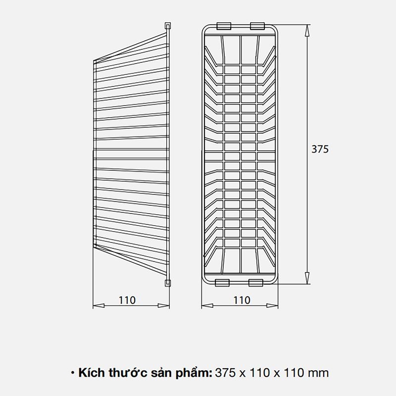 Giỏ để đồ inox Kluger KB-6032