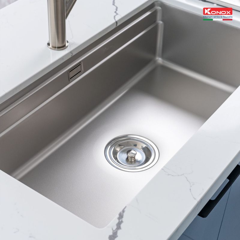 Chậu rửa bát Konox Workstation - Undermount Sink KN7644SU Dekor1