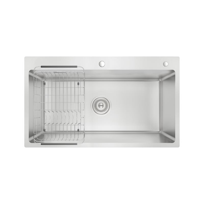 Chậu rửa bát inox 1 hố Konox KN8248SO Dekor0