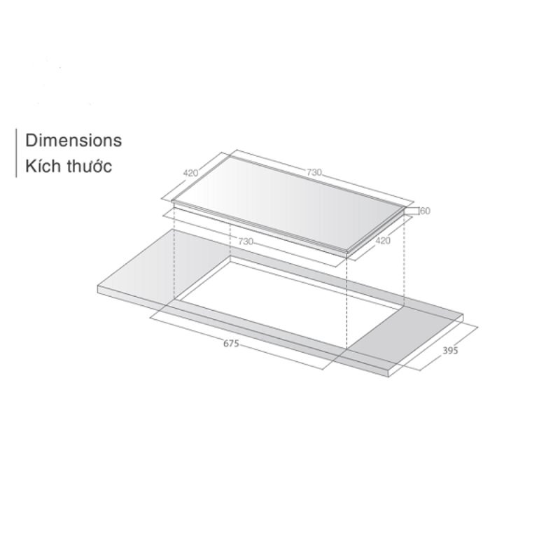 Bếp điện từ đôi Lorca LCI 886 Pro lắp âm2