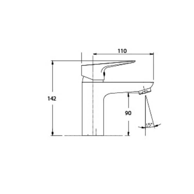 Vòi chậu lavabo nóng lạnh Paul Schmitt PA010F0