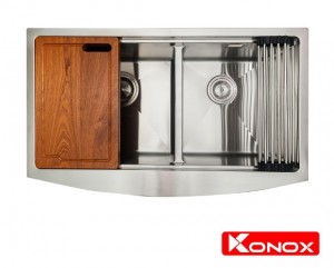Chậu rửa chén bát Konox Workstation - Apron Series KN8450DA