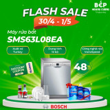 Máy rửa bát chén Bosch SMS63L08EA