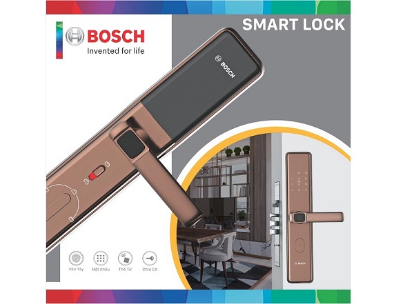 Khóa cửa điện tử Bosch ID-30BK EU màu đồng