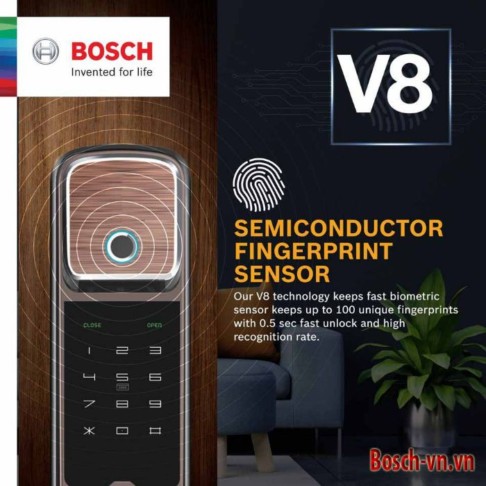 Khóa cửa điện tử Bosch FU5502