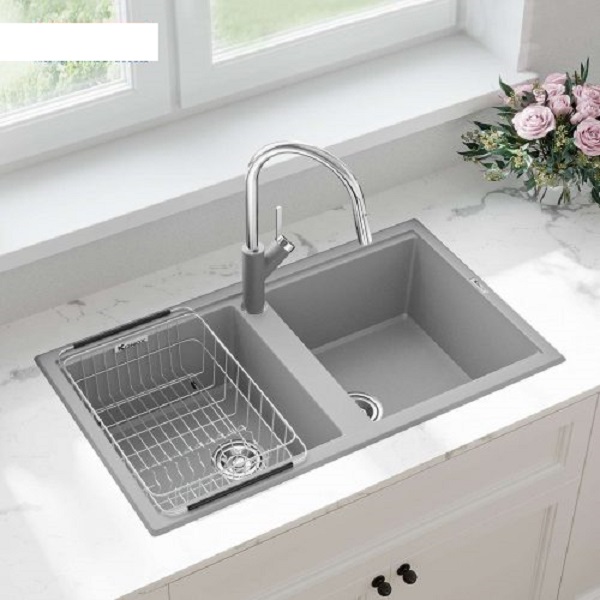 Chậu rửa bát Konox Granite Sink Phoenix Smart 860 - Grey0