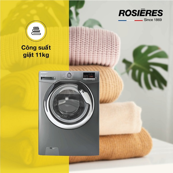 Máy giặt Rosieres 11kg RILS121132DCR-046
