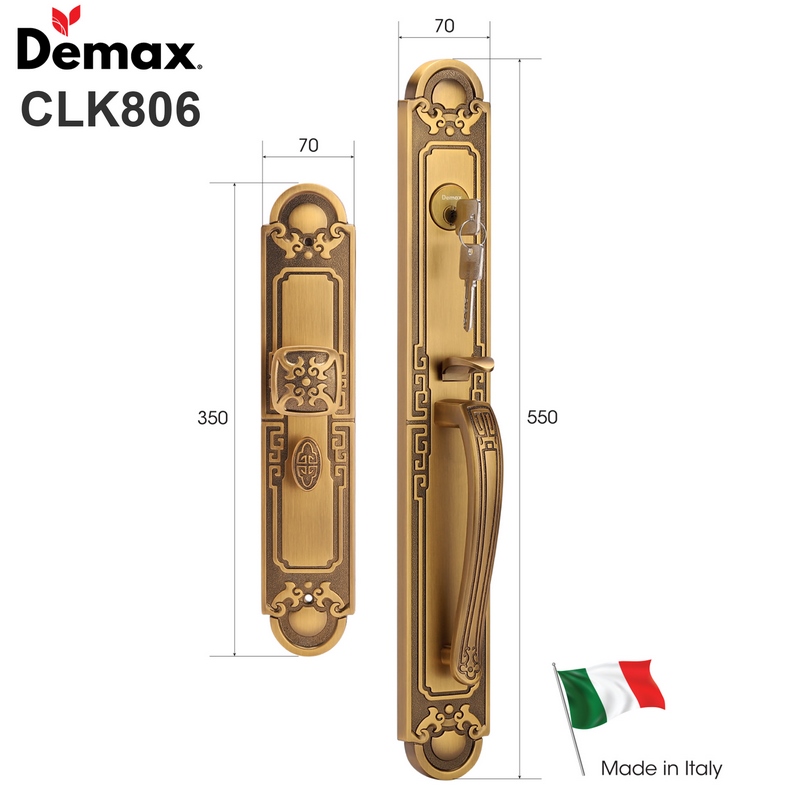 Khóa đồng đại sảnh Demax CLK8061