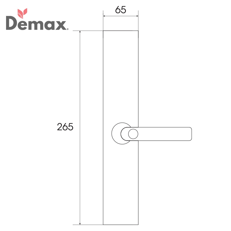 Khóa cửa điện tử Demax SL266 (bỏ)0