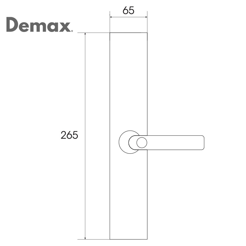 Khóa cửa điện tử Demax SL266 BN - APP WIFI0