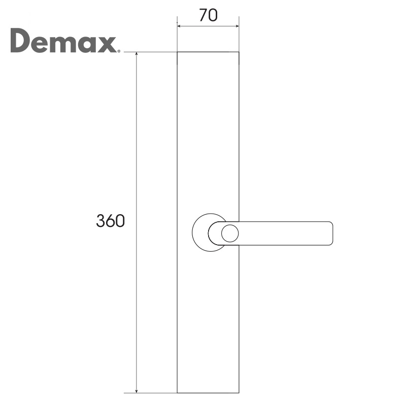 Khóa cửa điện tử Demax SL630 B0