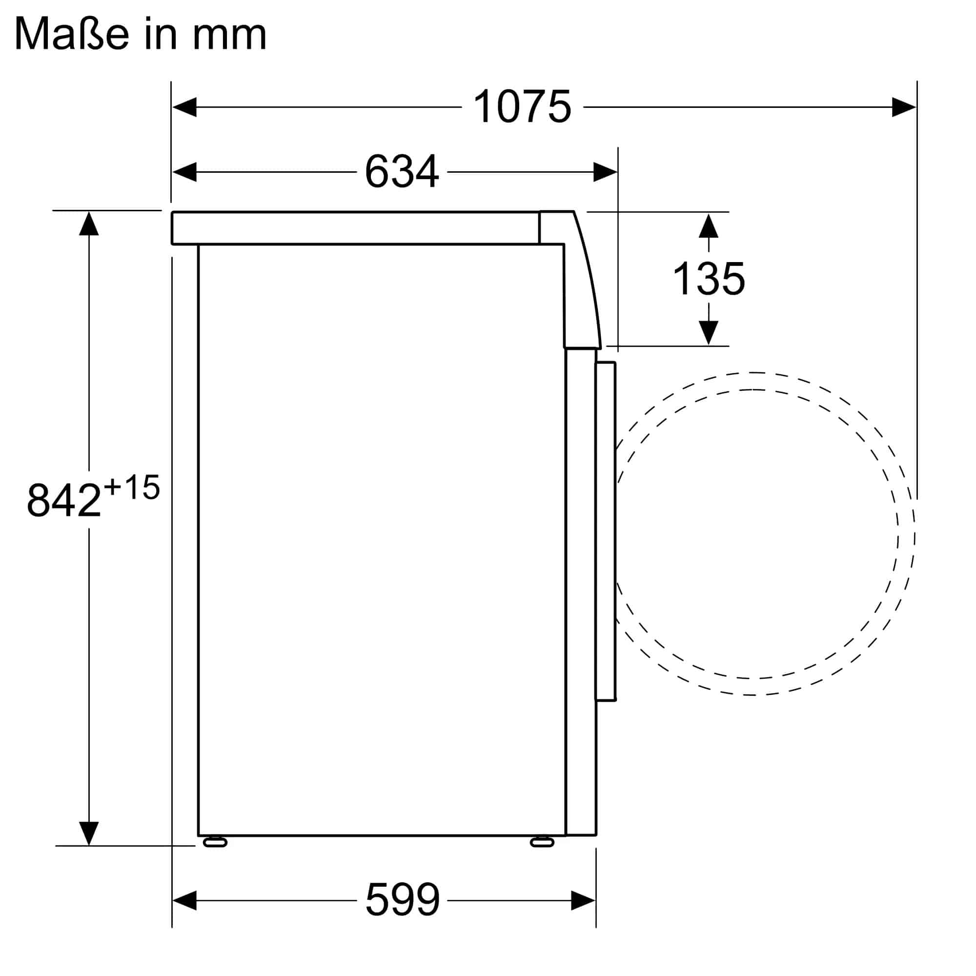 Thông số kỹ thuật của Máy sấy quần áo Bosch WTW87541 Serie 8