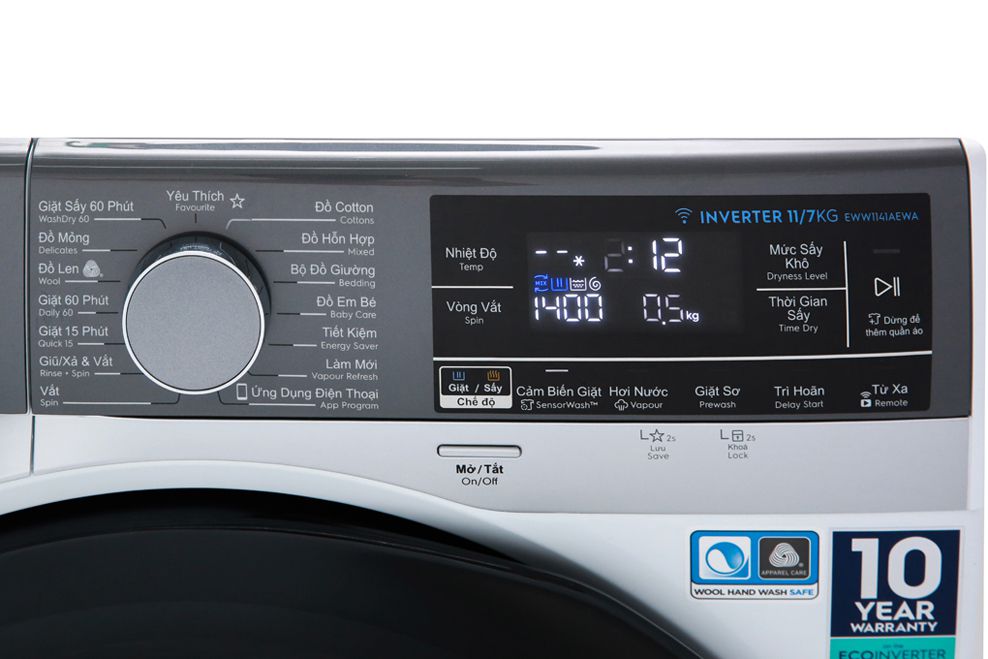 Máy giặt sấy Electrolux EWW1141AEWA1