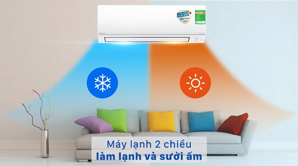 Điều hòa Daikin 2 chiều Inverter 1.5 HP FTHF35VAVMV0