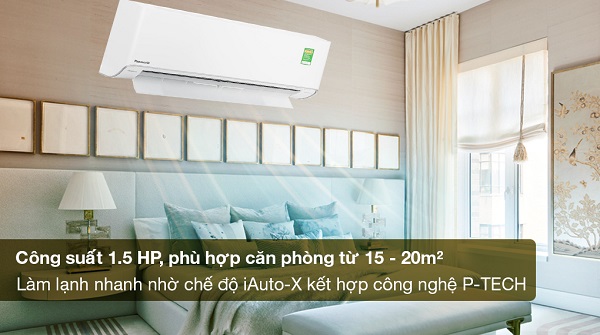 Điều hòa Panasonic Inverter 1.5 HP CU/CS-XU12ZKH-81