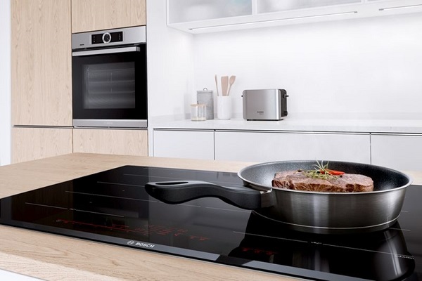 Bếp từ Bosch PIE875N24E cấu tạo tinh gọn phù hợp với nhiều không gian bếp