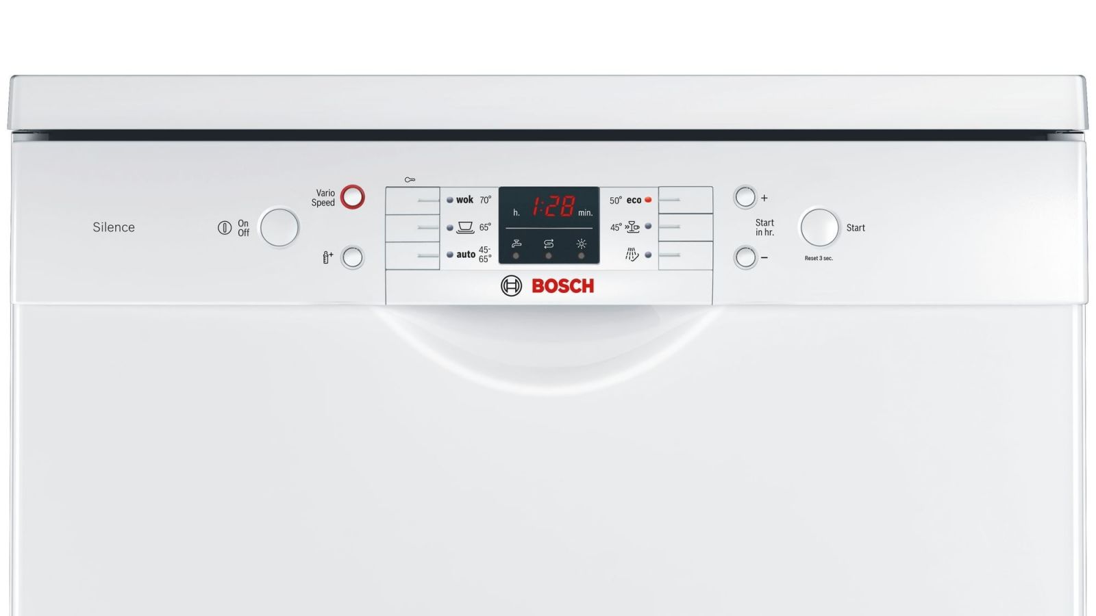 Ảnh bảng điều khiển máy rửa bát Bosch SMS63L02EA