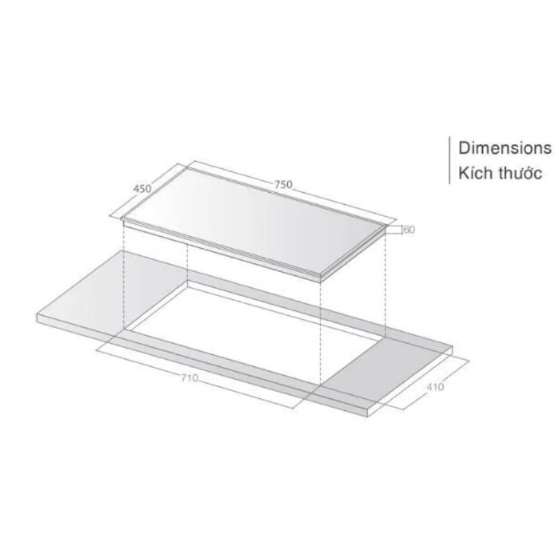 Bếp từ đôi Lorca LCI 809 Pro lắp âm1