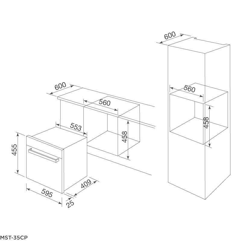 Lò hấp Malloca MST-35CP0