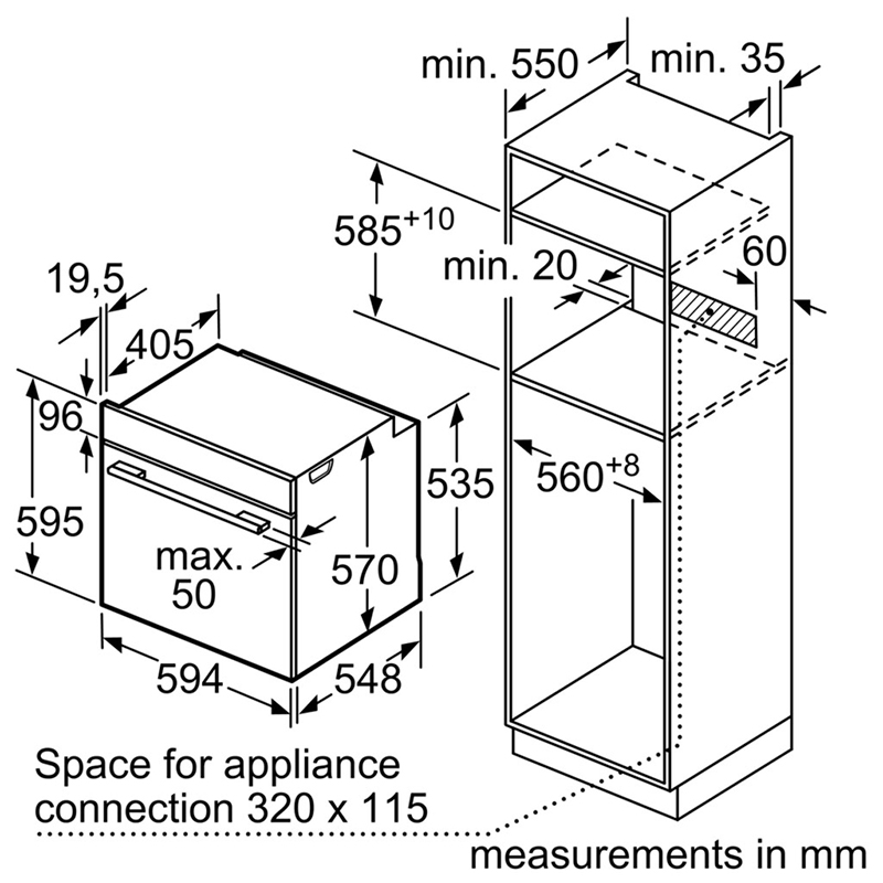 Lò nướng Bosch HBA5570S0B3