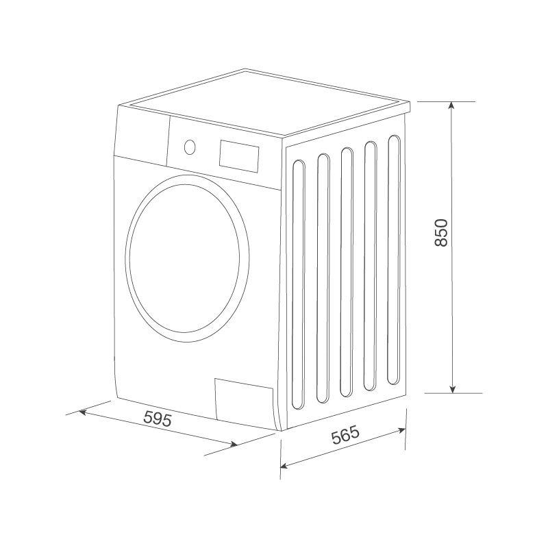 Máy giặt Malloca MWM-09SIL0