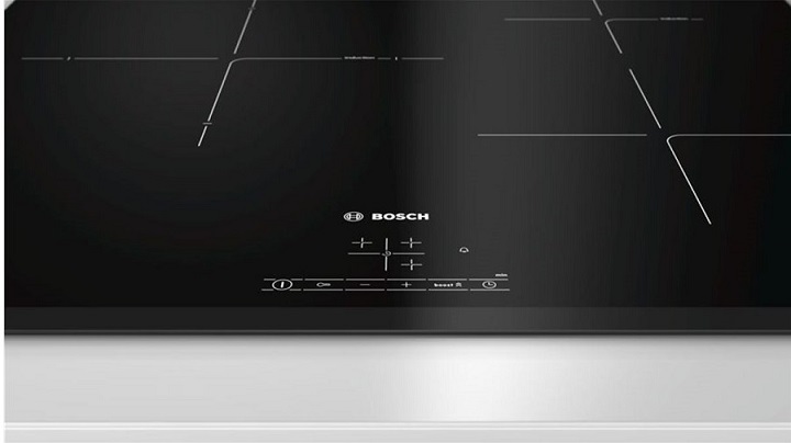 Hình ảnh bảng điều khiển của bếp từ Bosch
