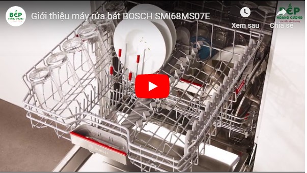 Video giới thiệu máy rửa bát Bosch SMI68MS07E