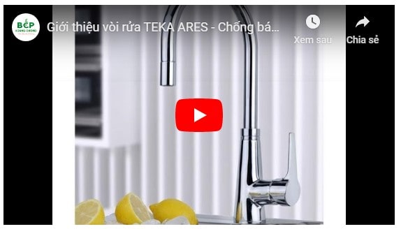  Video giới thiệu vòi rửa TEKA ARES