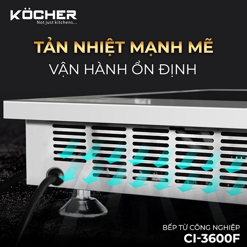 Bếp từ công nghiệp Kocher CI-3600F7