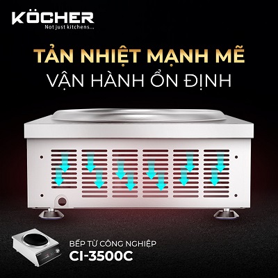 Bếp từ công nghiệp Kocher CI-3500C4