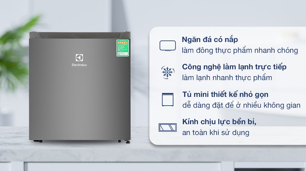 Tủ lạnh mini Electrolux 45 lít EUM0500AD-VN4