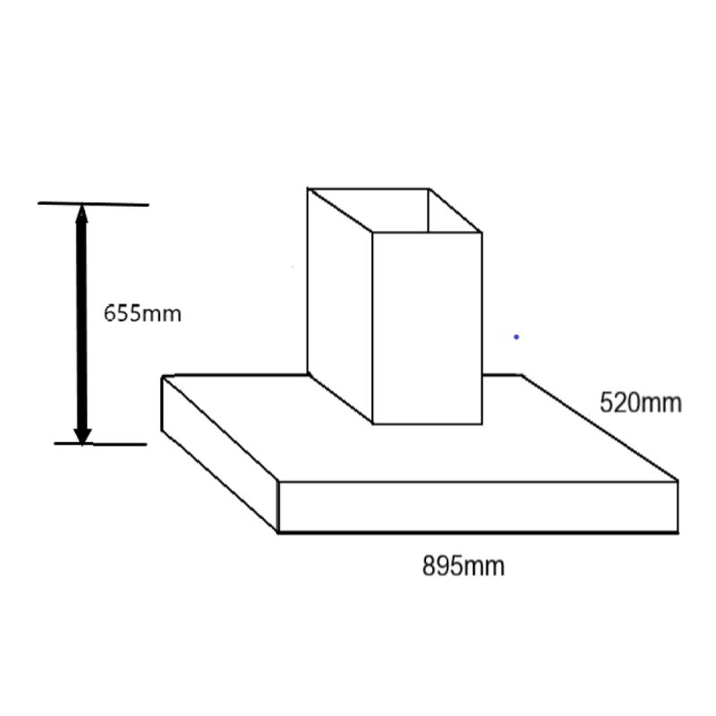 Máy hút mùi áp tường Junger HRJ-9011