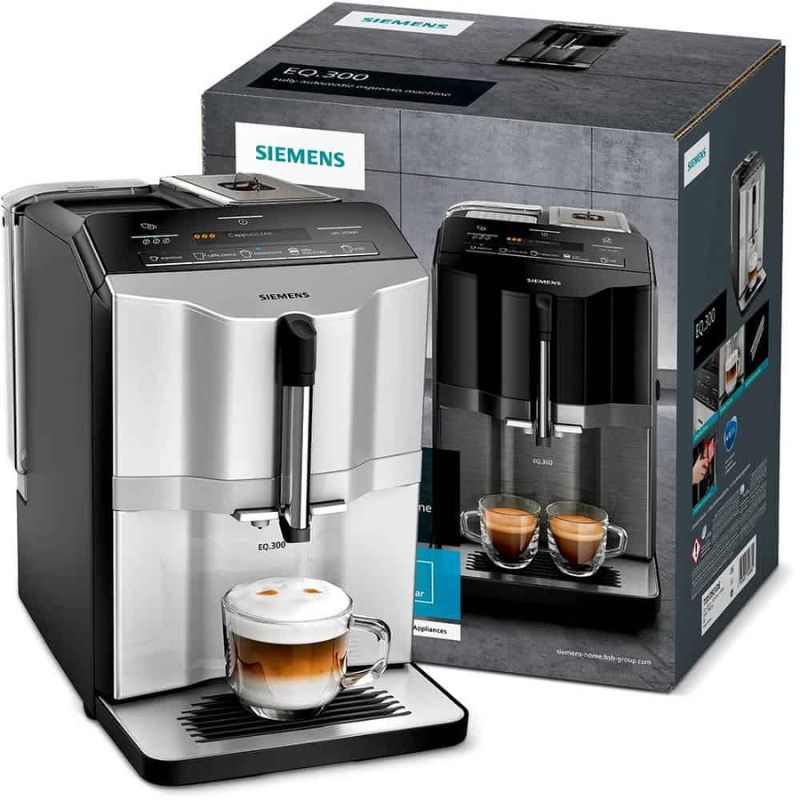 Máy pha cafe tự động Siemens TI353501EN EQ.300 Silver0