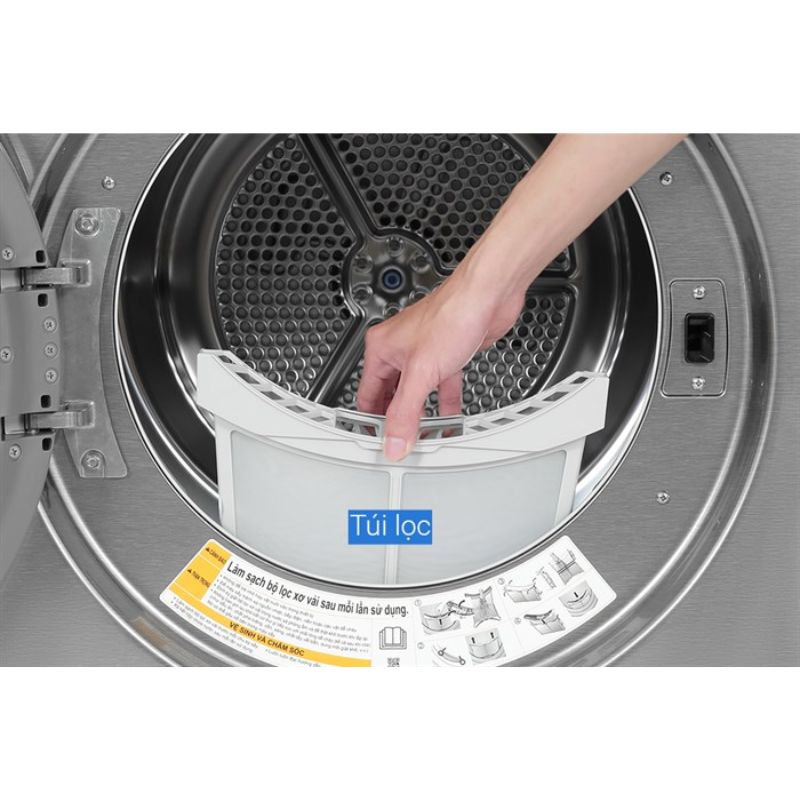 Máy sấy bơm nhiệt LG 10.5 kg DVHP50P BPTPEVN3