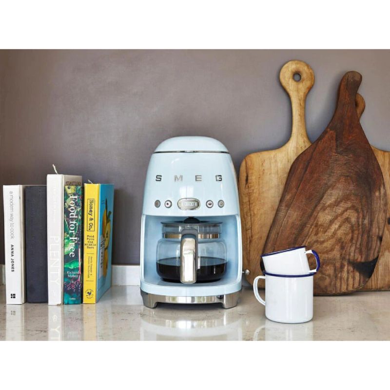 Máy pha cafe nhỏ giọt Smeg DCF02PBEU Pastel Blue0