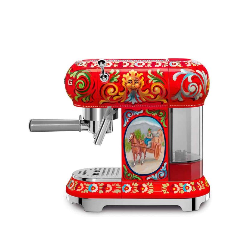 Máy pha cafe Smeg & Dolce&Gabbana ECF01DGEU Sicily tình yêu của tôi0