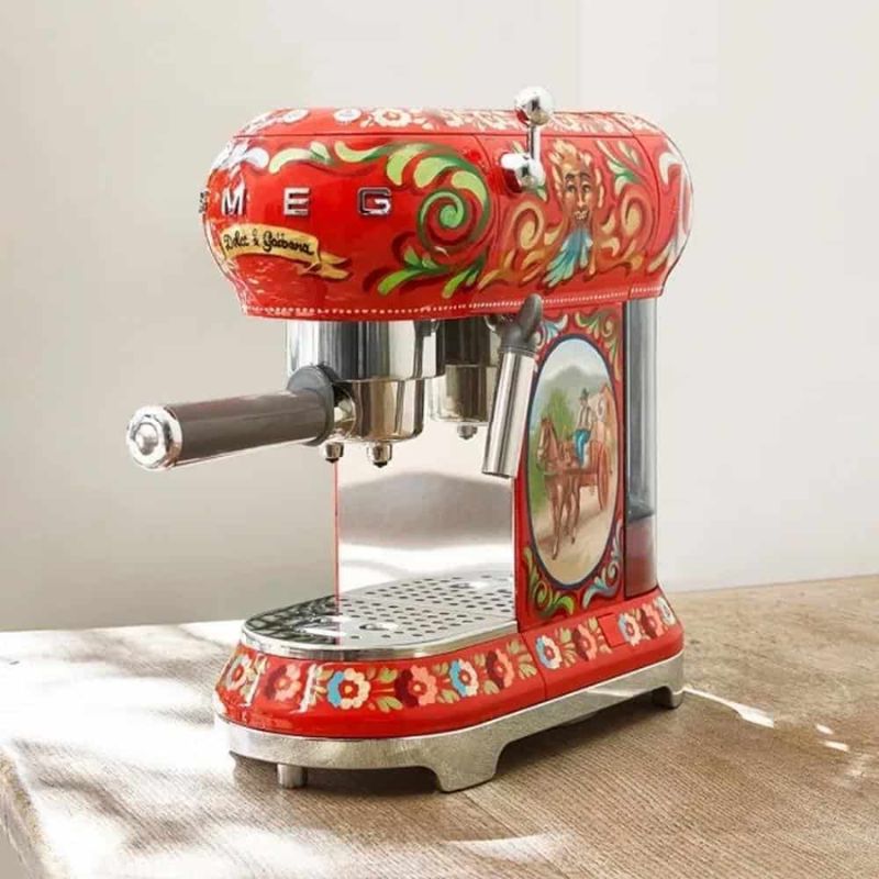 Máy pha cafe Smeg & Dolce&Gabbana ECF01DGEU Sicily tình yêu của tôi1