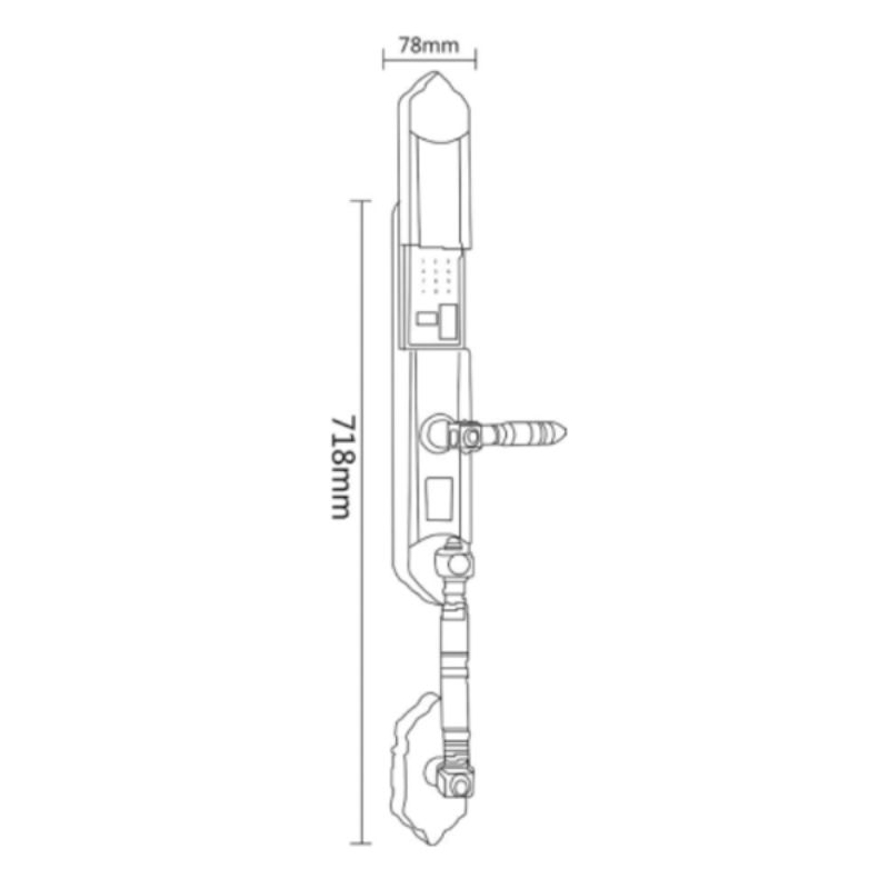 Khóa điện tử Hyundai HY-SLC8820 GOLD1