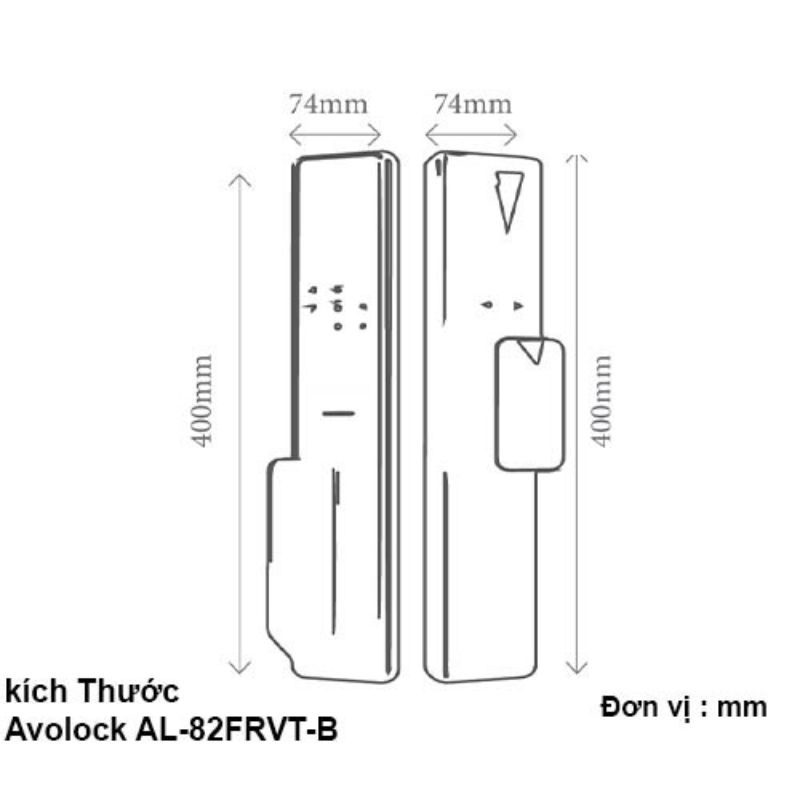 Khóa thông minh Avolock AL-82FRVT-B0