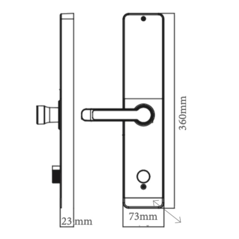 Khóa cửa thông minh Avolock AV-66-B1