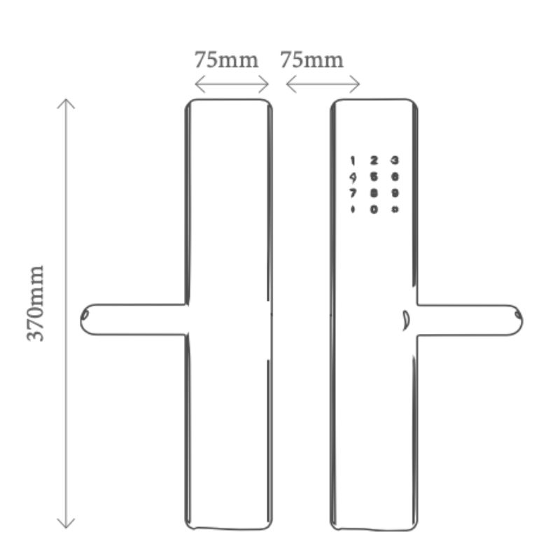 Khoá cửa thông minh Avolock AV-64-B1