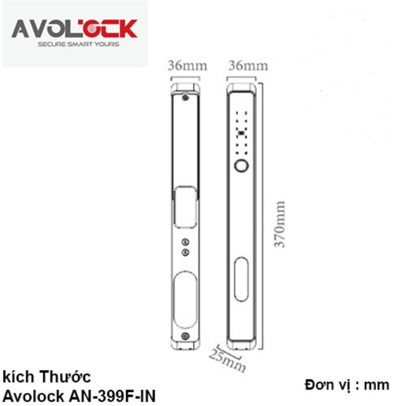 Khóa thông minh Avolock AN-399F-IN0